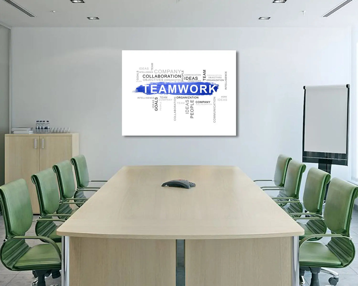 Teamwork Canvas Wall Art 