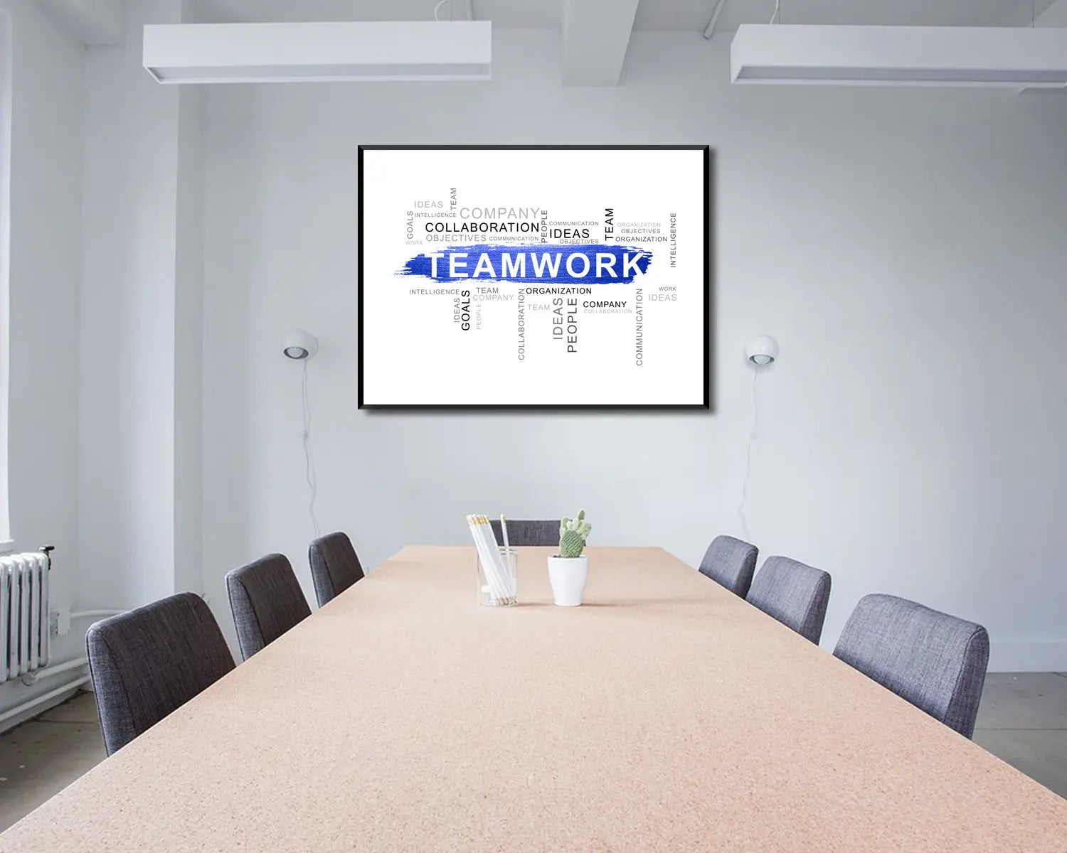 Teamwork Canvas Wall Art 