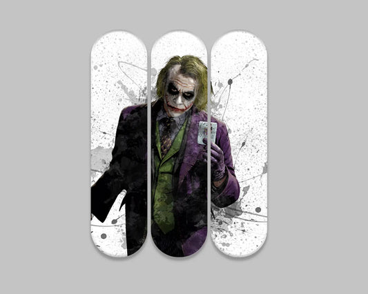 The Joker Acrylic Skateboard Wall Art