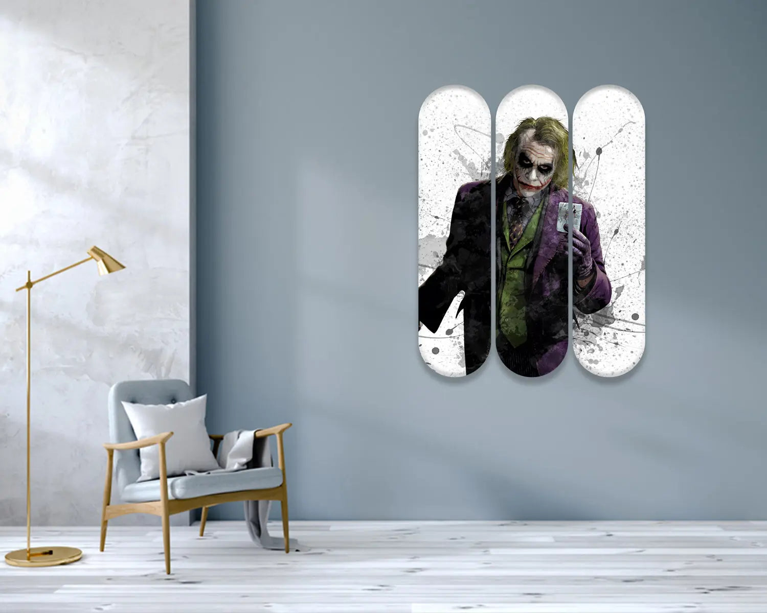 The Joker Acrylic Skateboard Wall Art 