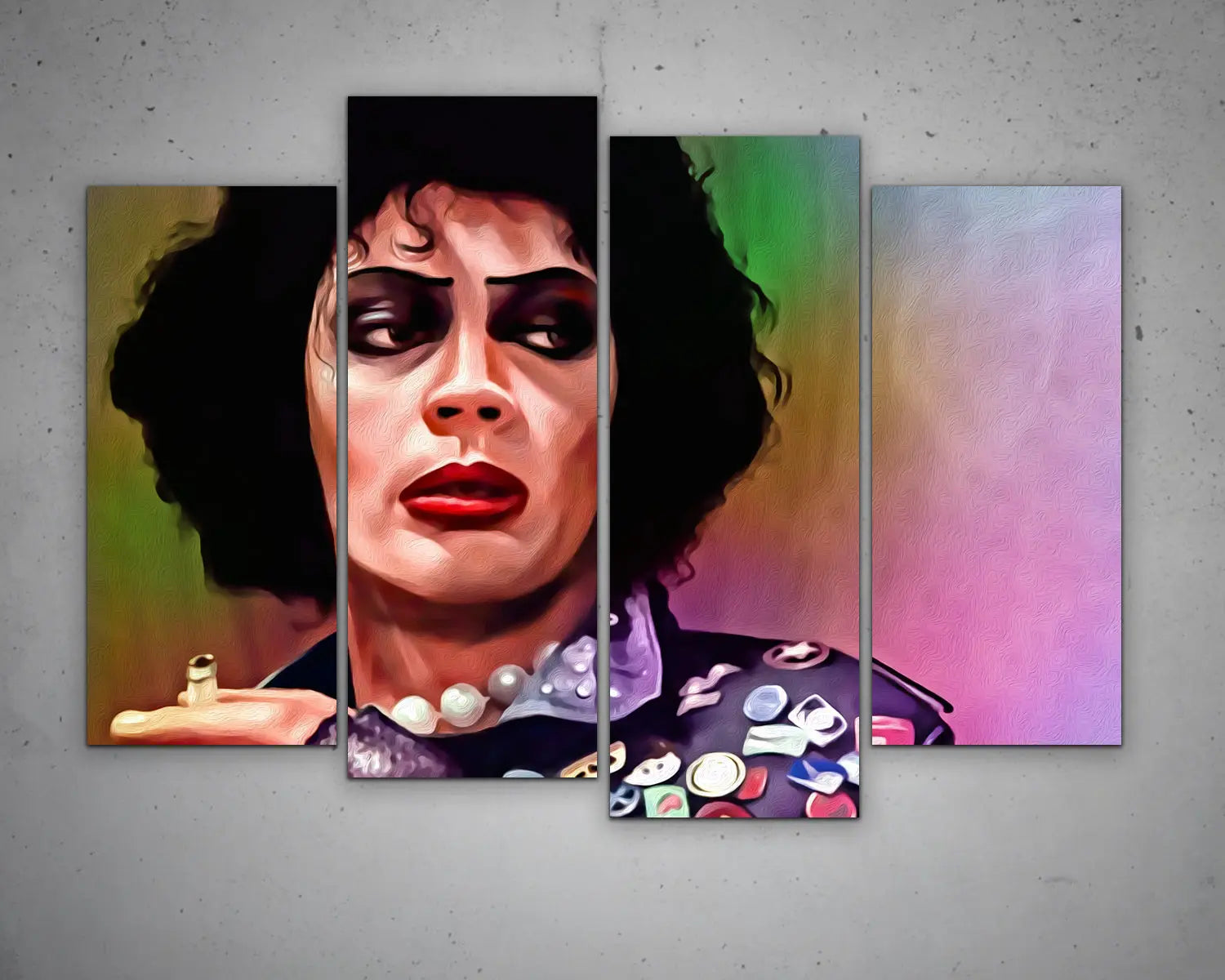 The Rocky Horror Multicolour Wall Art 