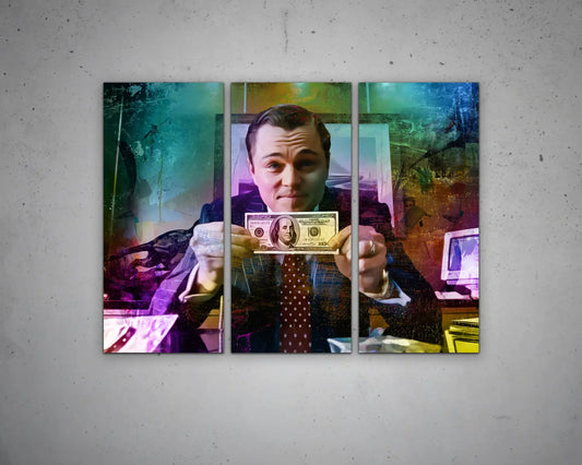 The Wolf Multicolour Wall Art