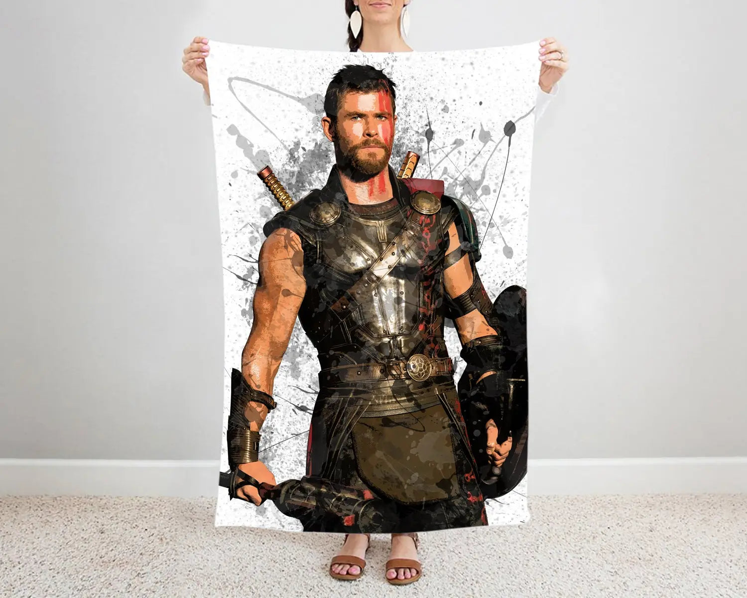 Thor Splash Effect Fleece Blanket 