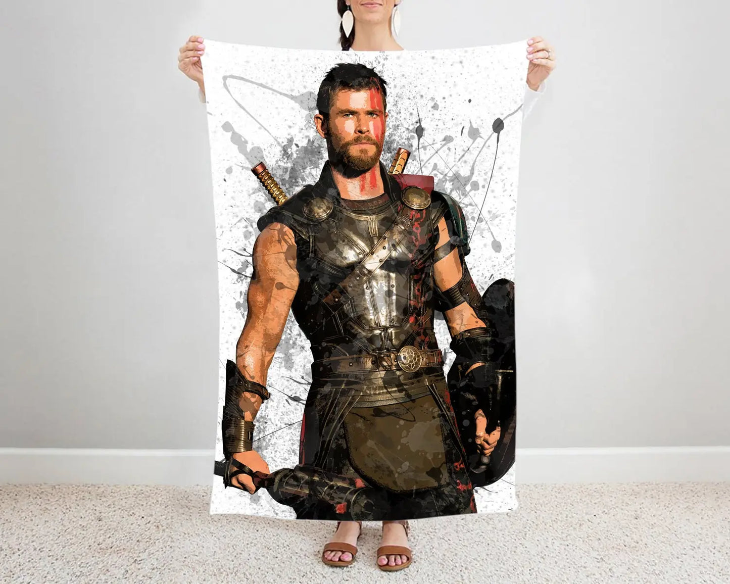 Thor Splash Effect Fleece Blanket 