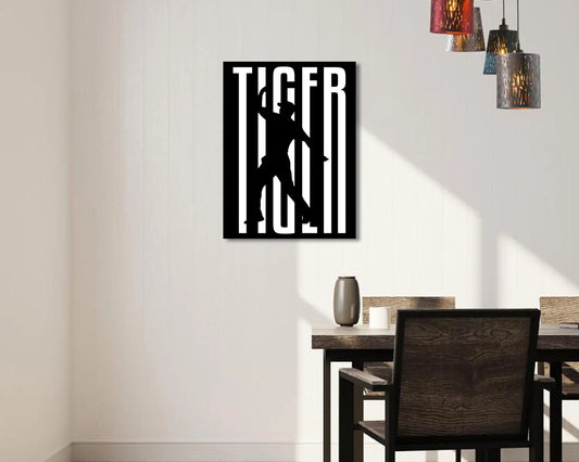 Tiger Wood Sport Quote Canvas Wall Art 