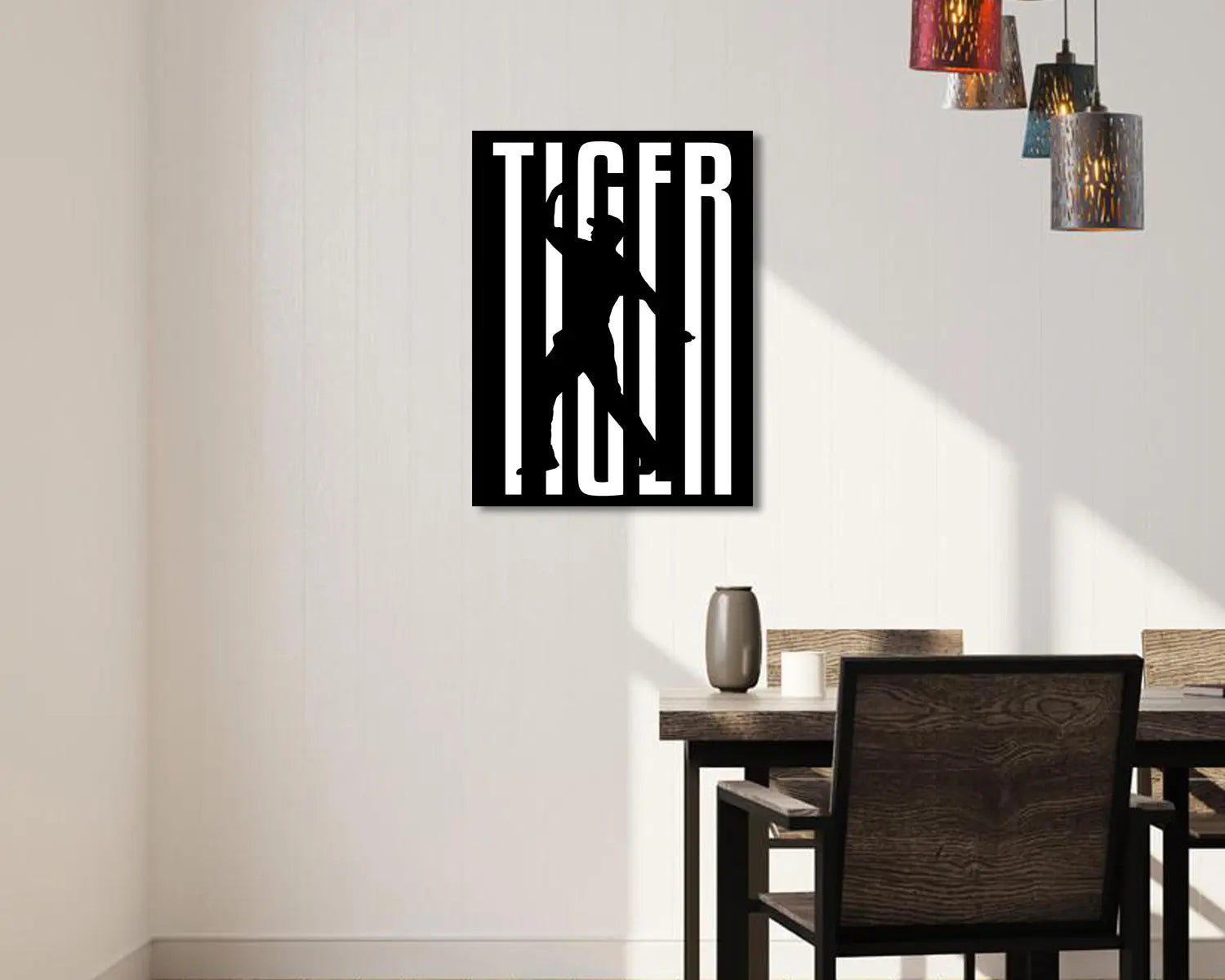 Tiger Wood Sport Quote Canvas Wall Art 