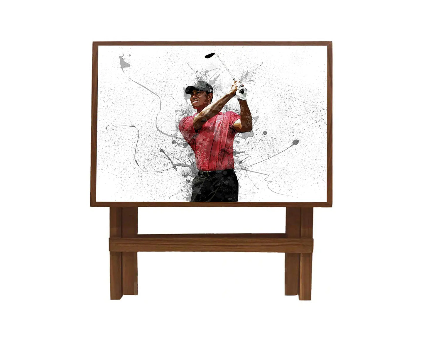 Tiger Woods Splash Effect Coffee and Laptop Table 