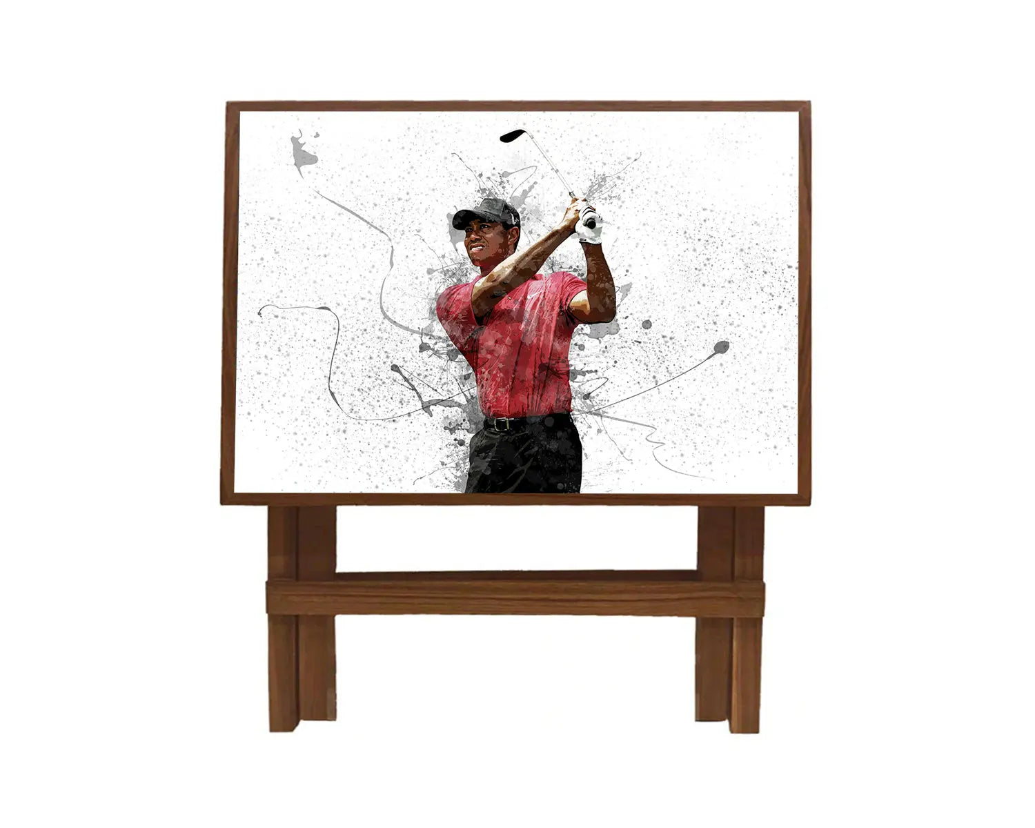 Tiger Woods Splash Effect Coffee and Laptop Table 