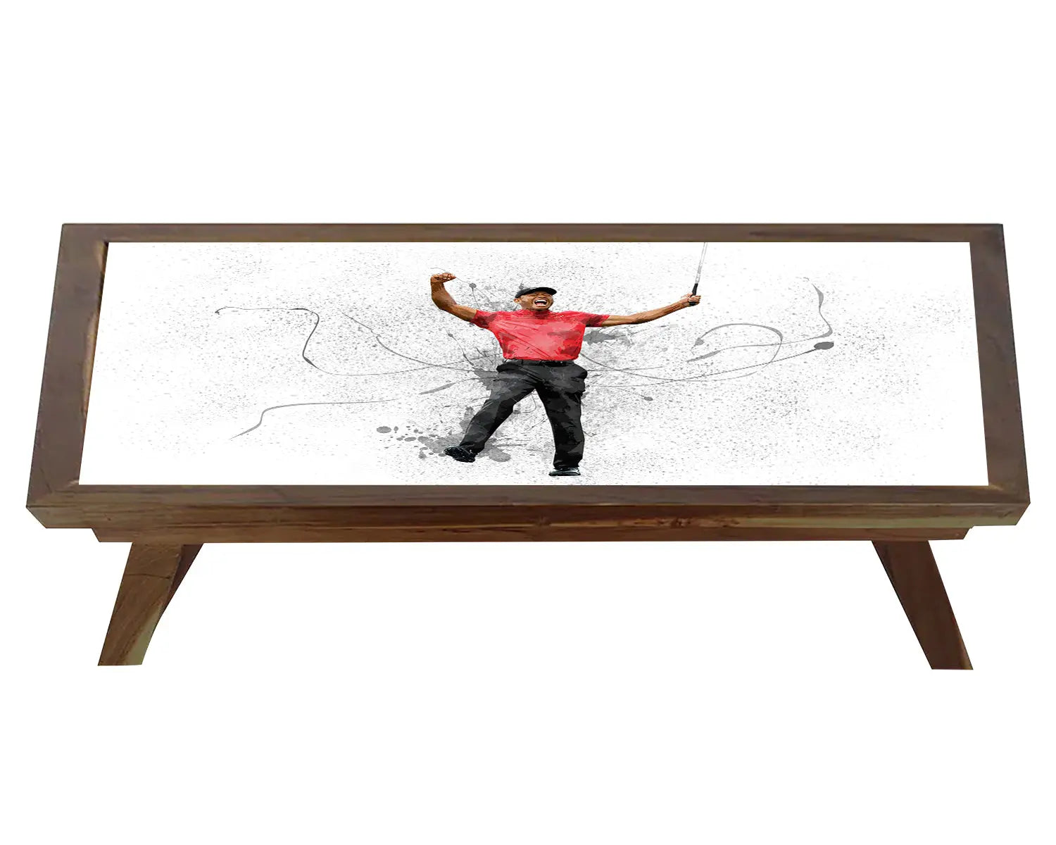 Tiger Woods Splash Effect Coffee and Laptop Table 