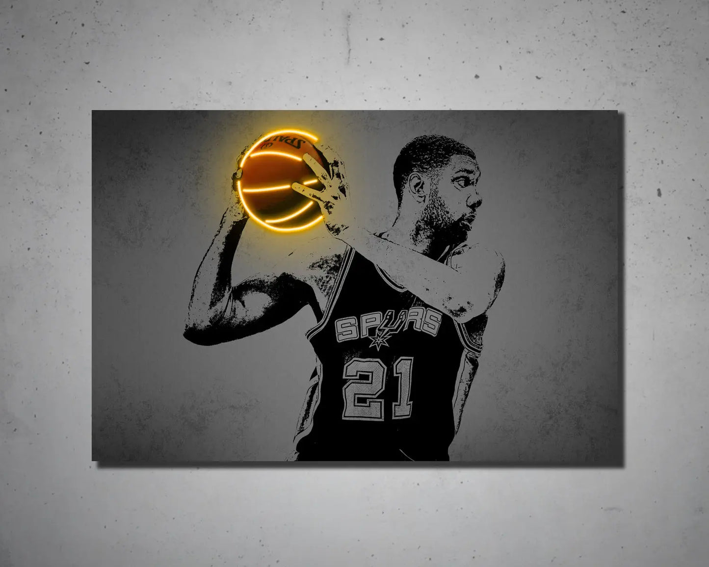 Tim Duncan Canvas Wall Art 