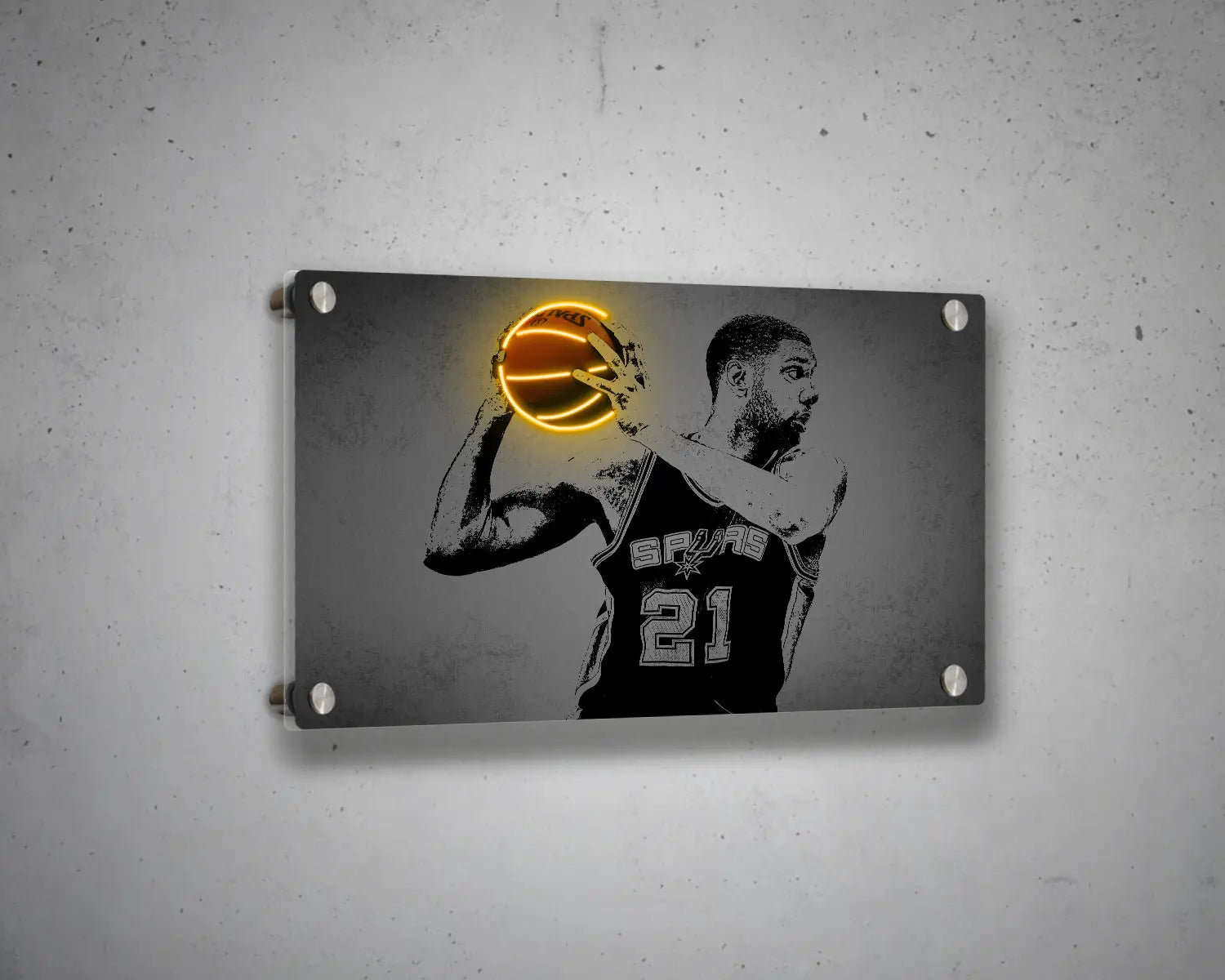 Tim Duncan Canvas Wall Art 