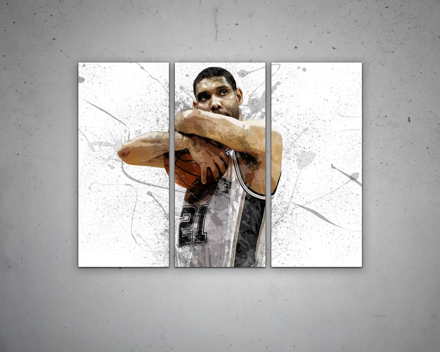 Tim Duncan Canvas Wall Art 