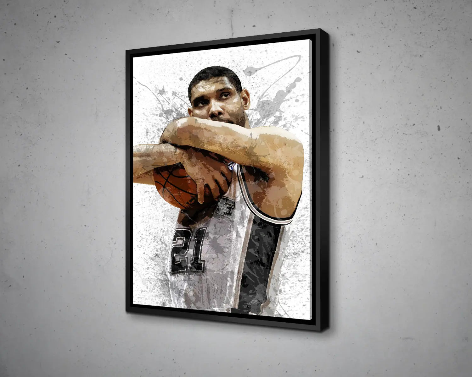 Tim Duncan Canvas Wall Art 