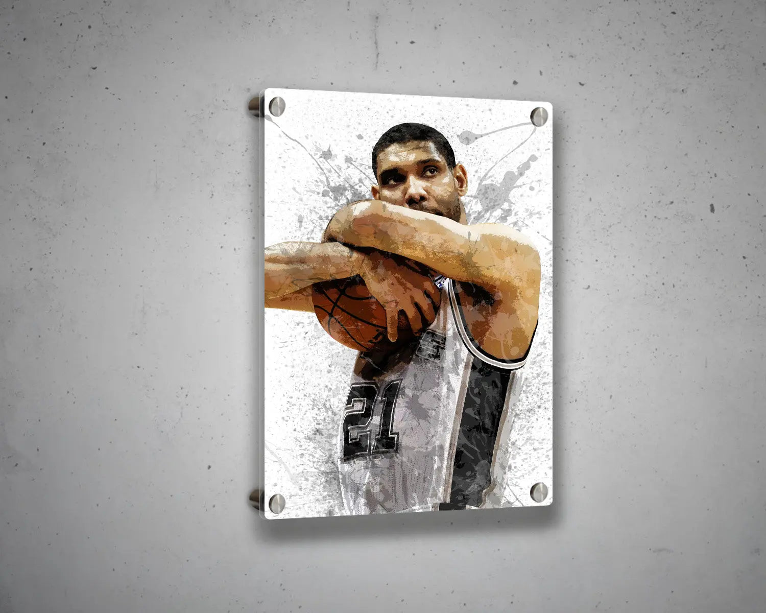 Tim Duncan Canvas Wall Art 