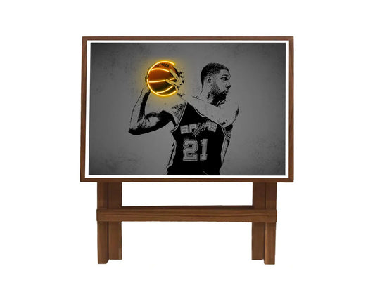 Tim Duncan Neon Effect Coffee and Laptop Table 