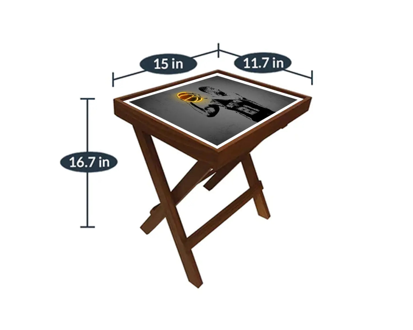 Tim Duncan Neon Effect Coffee and Laptop Table 