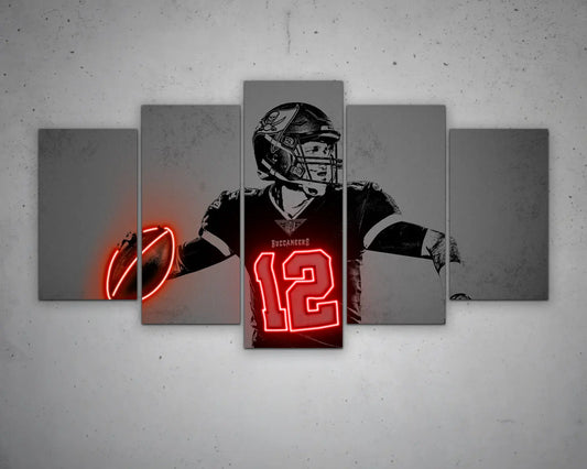 Tom Brady Canvas Wall Art 