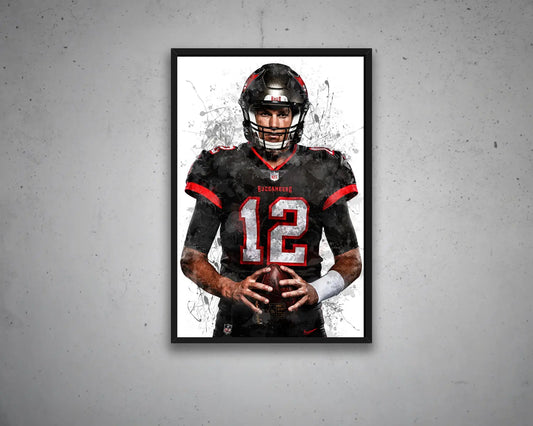 Tom Brady Canvas Wall Art 