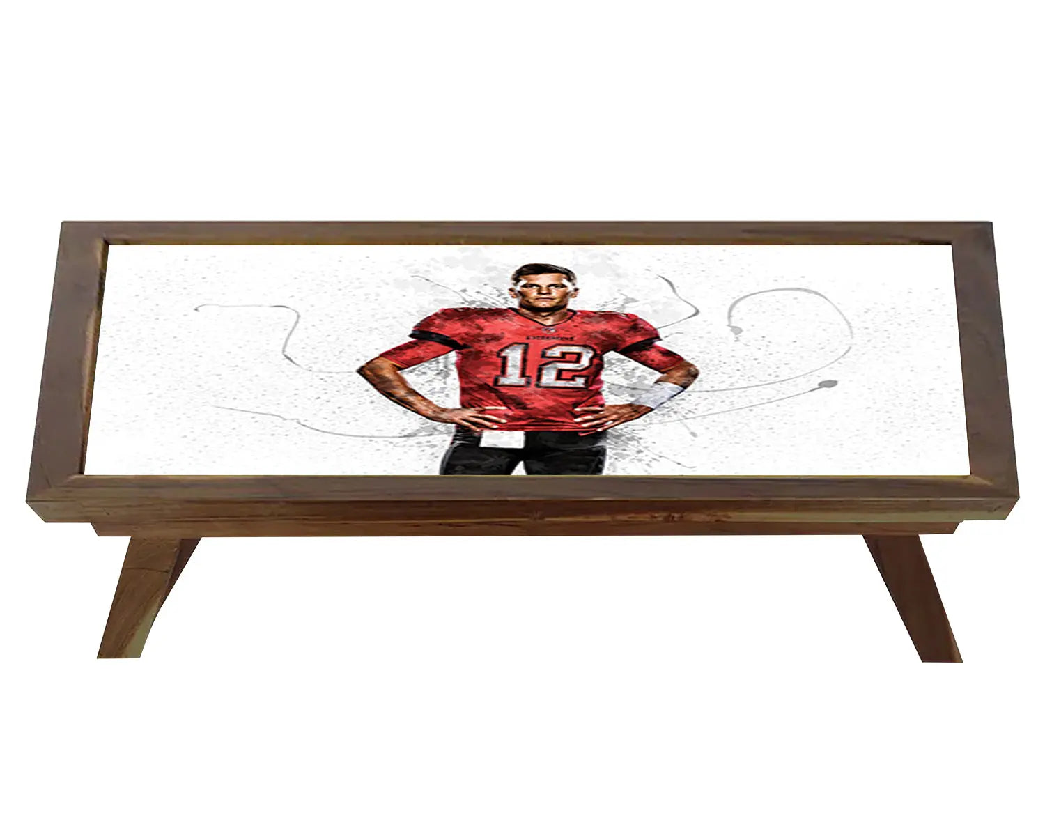 Tom Brady Splash Effect Coffee and Laptop Table 
