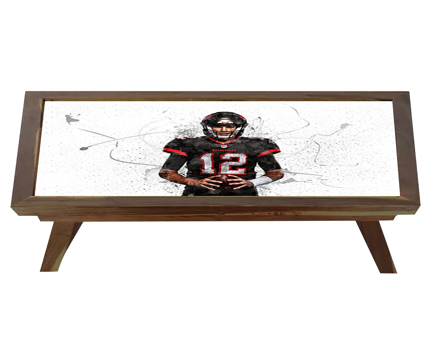 Tom Brady Splash Effect Coffee and Laptop Table 