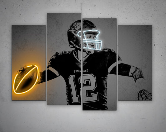 Tom Brady Canvas Wall Art