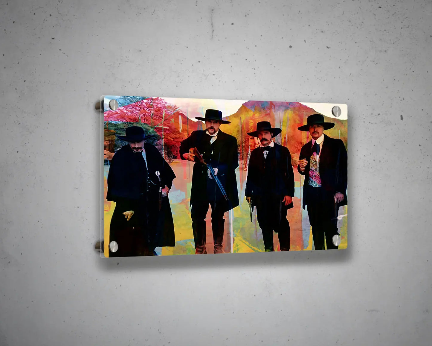 Tombstone Multicolour Wall Art 