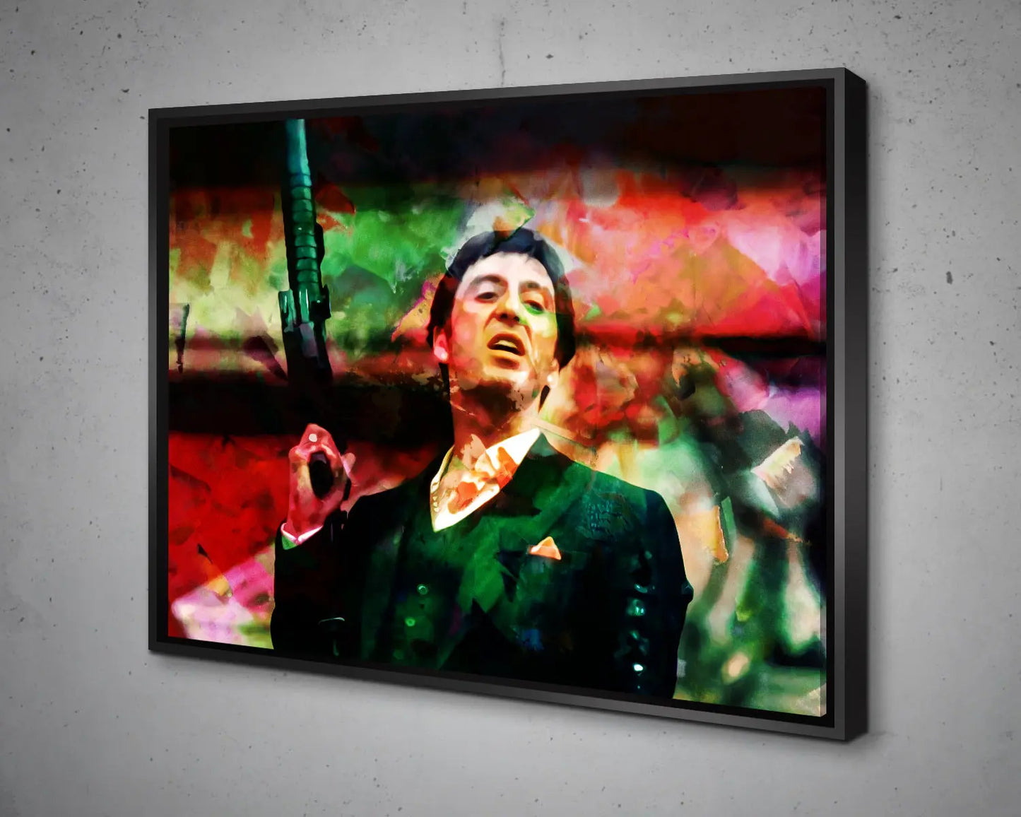 Tony Montana Multicolour Wall Art 