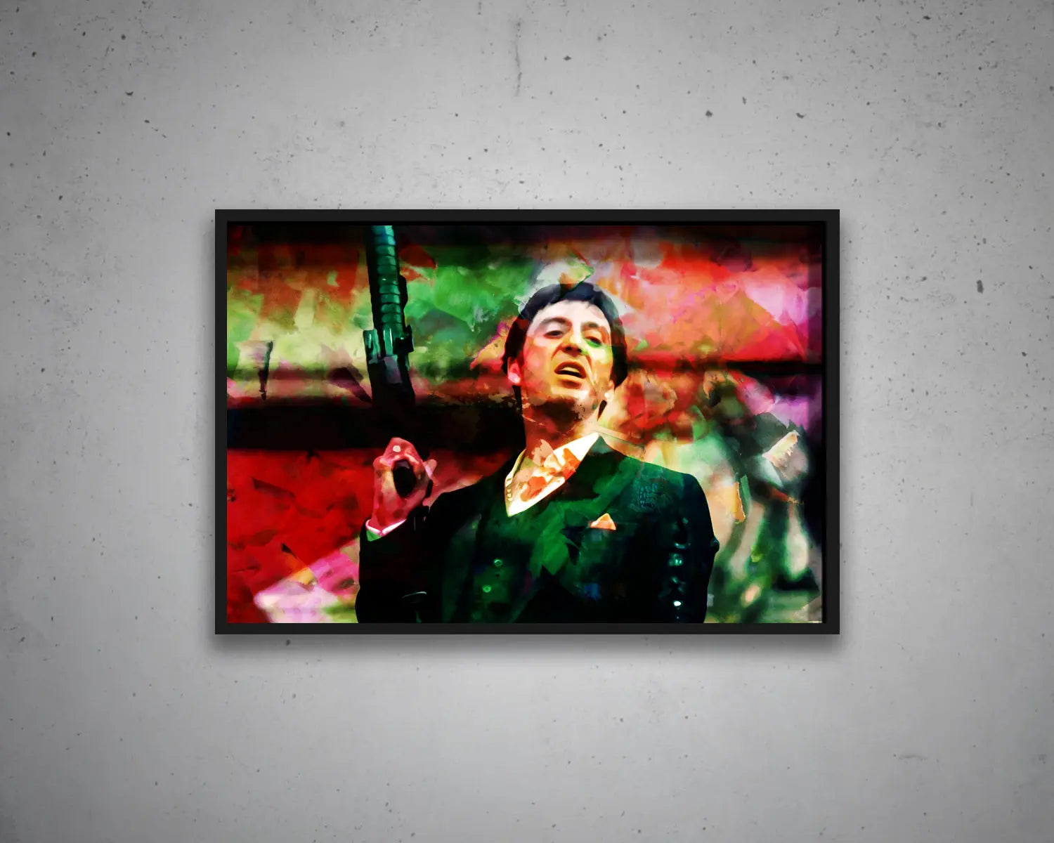 Tony Montana Multicolour Wall Art 