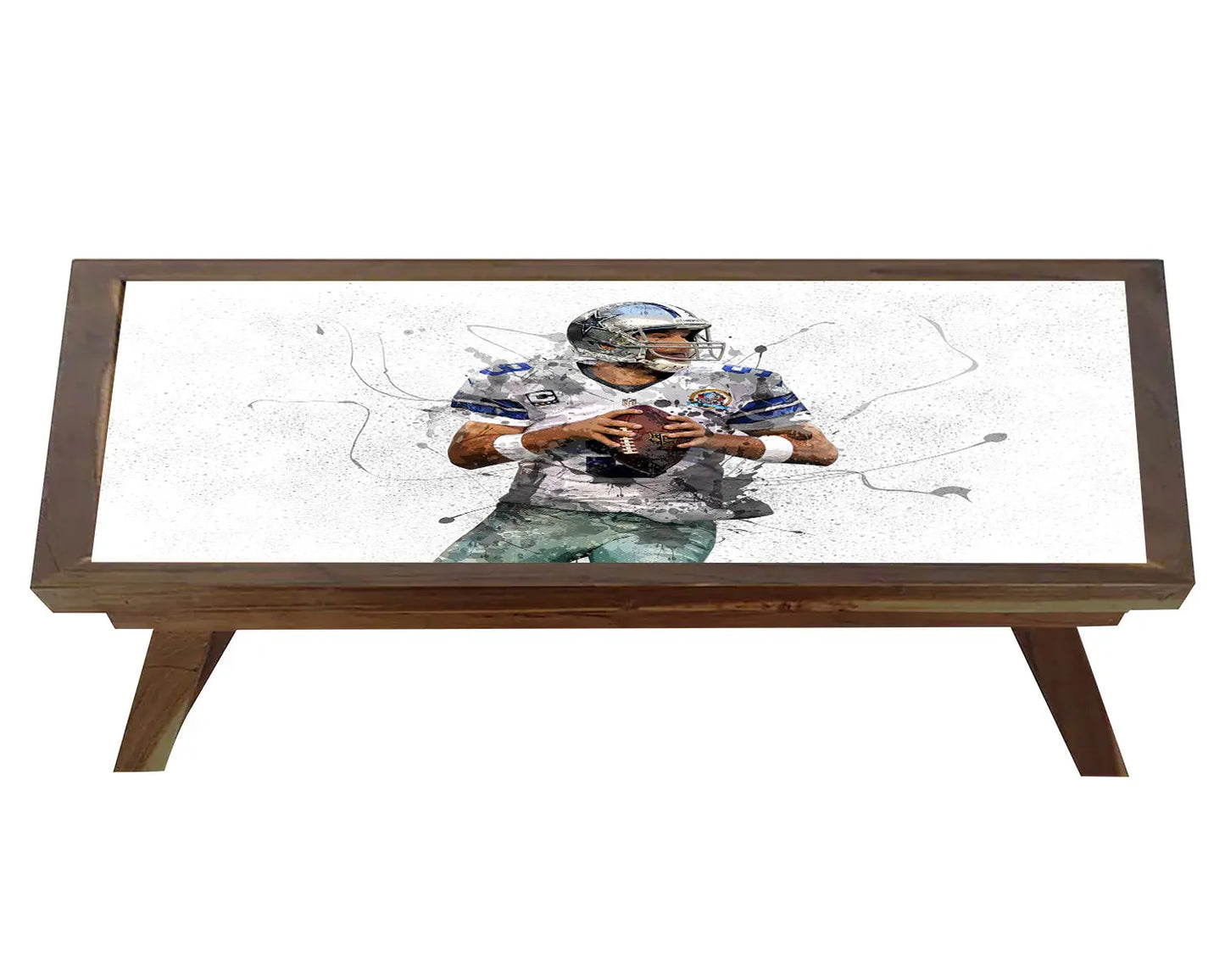 Tony Romo Splash Effect Coffee and Laptop Table 