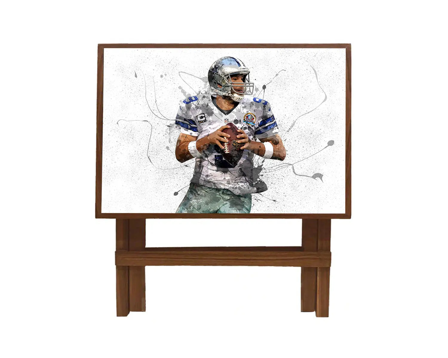Tony Romo Splash Effect Coffee and Laptop Table 