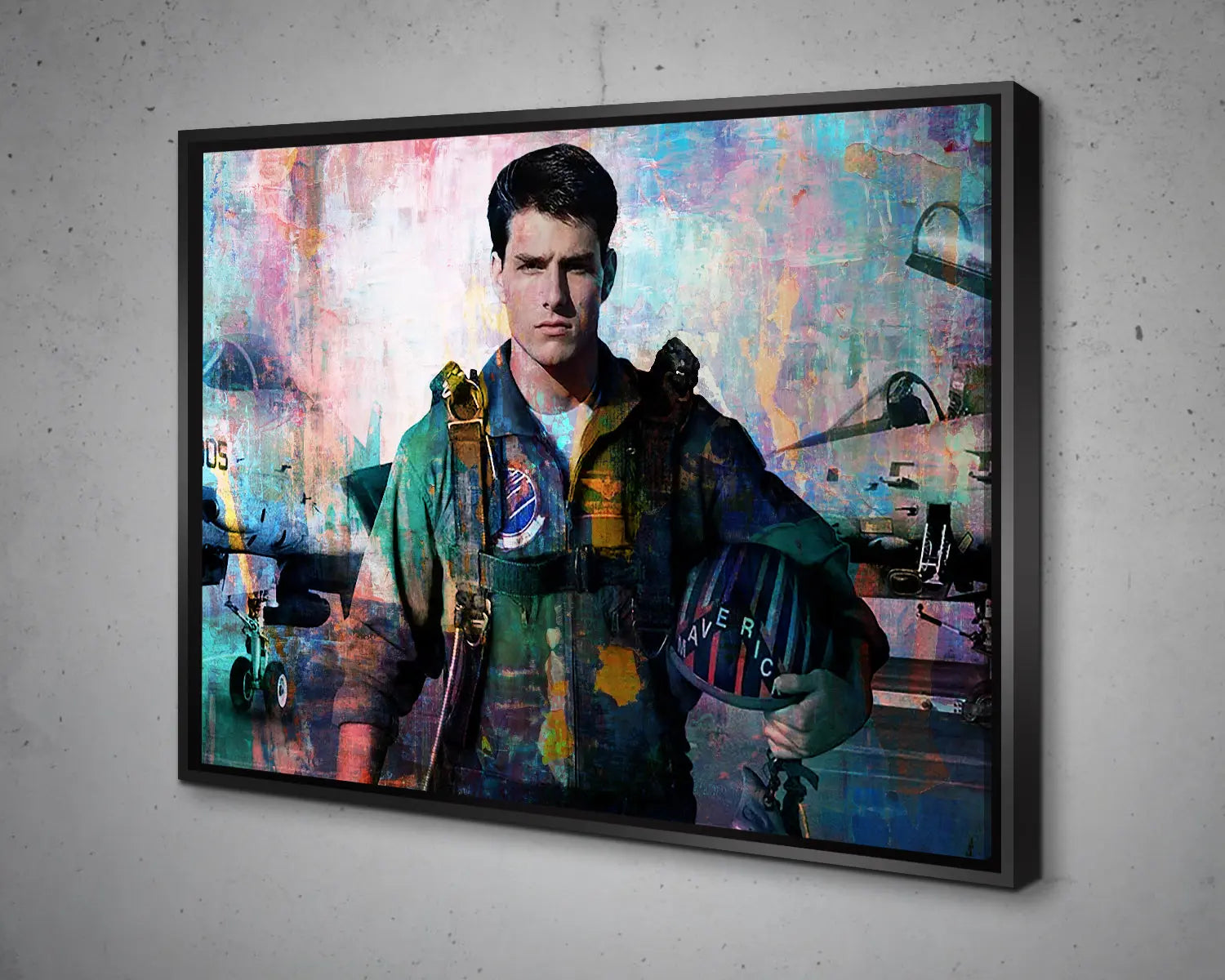 Top Gun Multicolour Wall Art 
