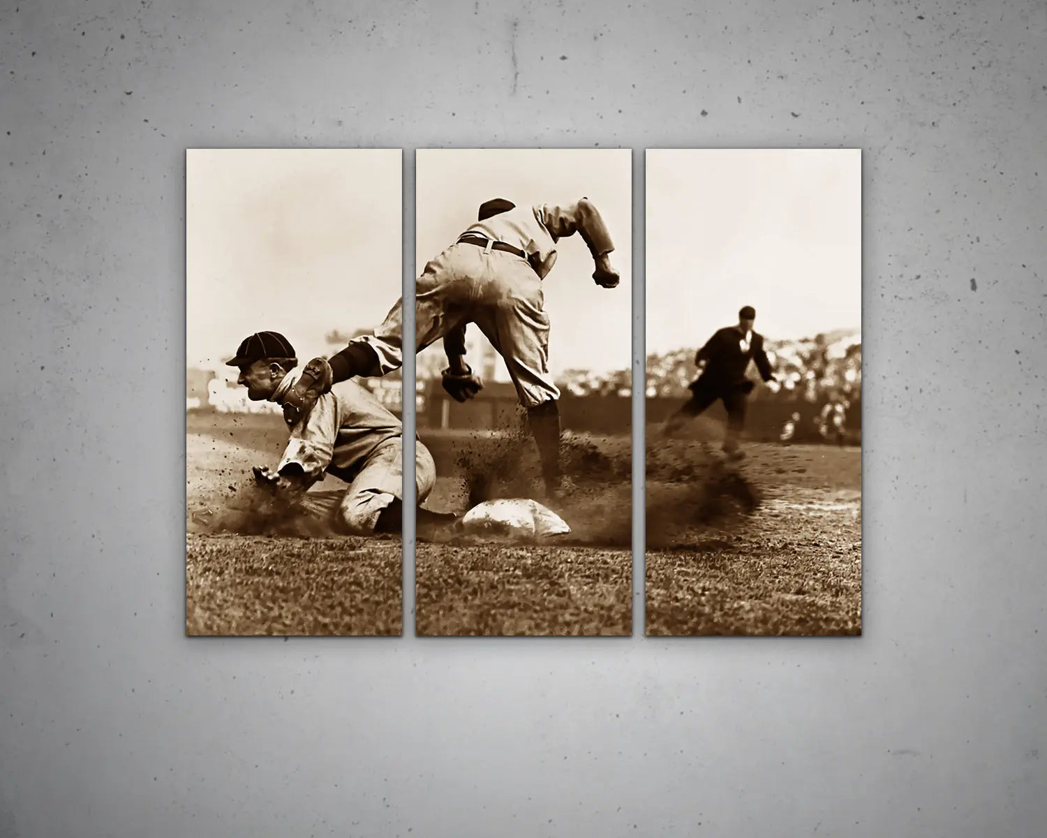 Ty Cobb Black & White Canvas Art 