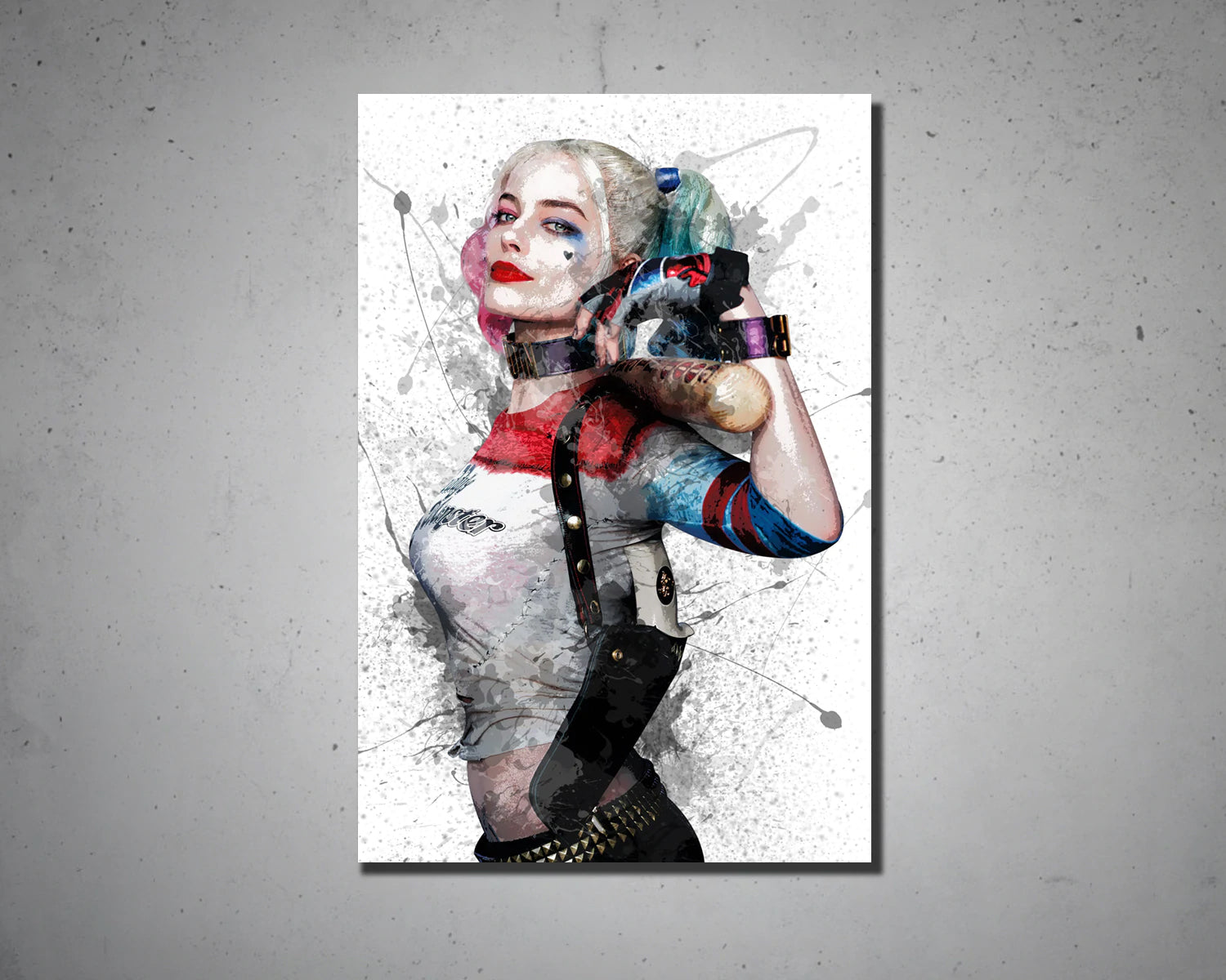 Harley Quinn Canvas Wall Art 