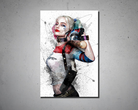 Harley Quinn Canvas Wall Art