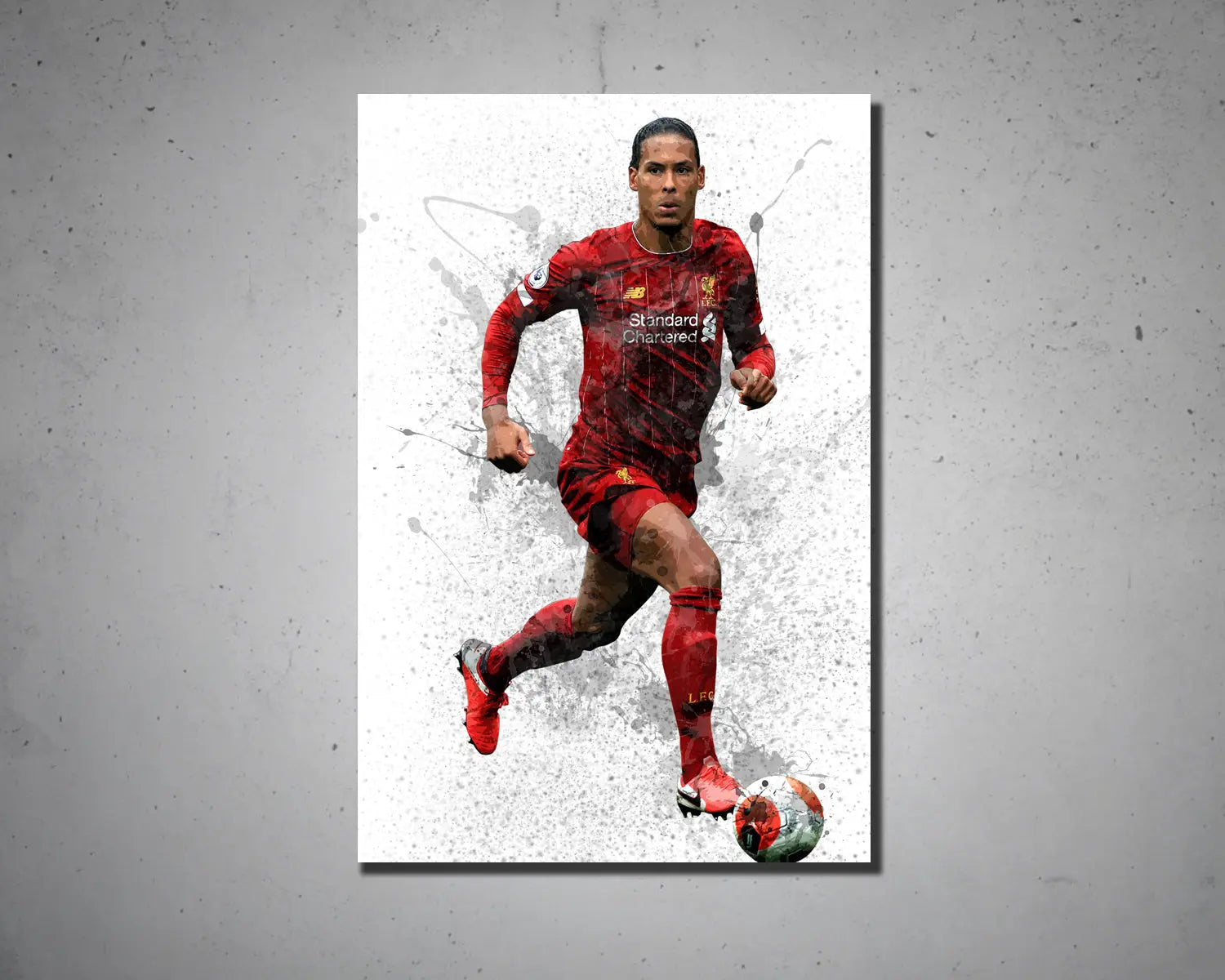 Virgil van Dijk Canvas Wall Art 