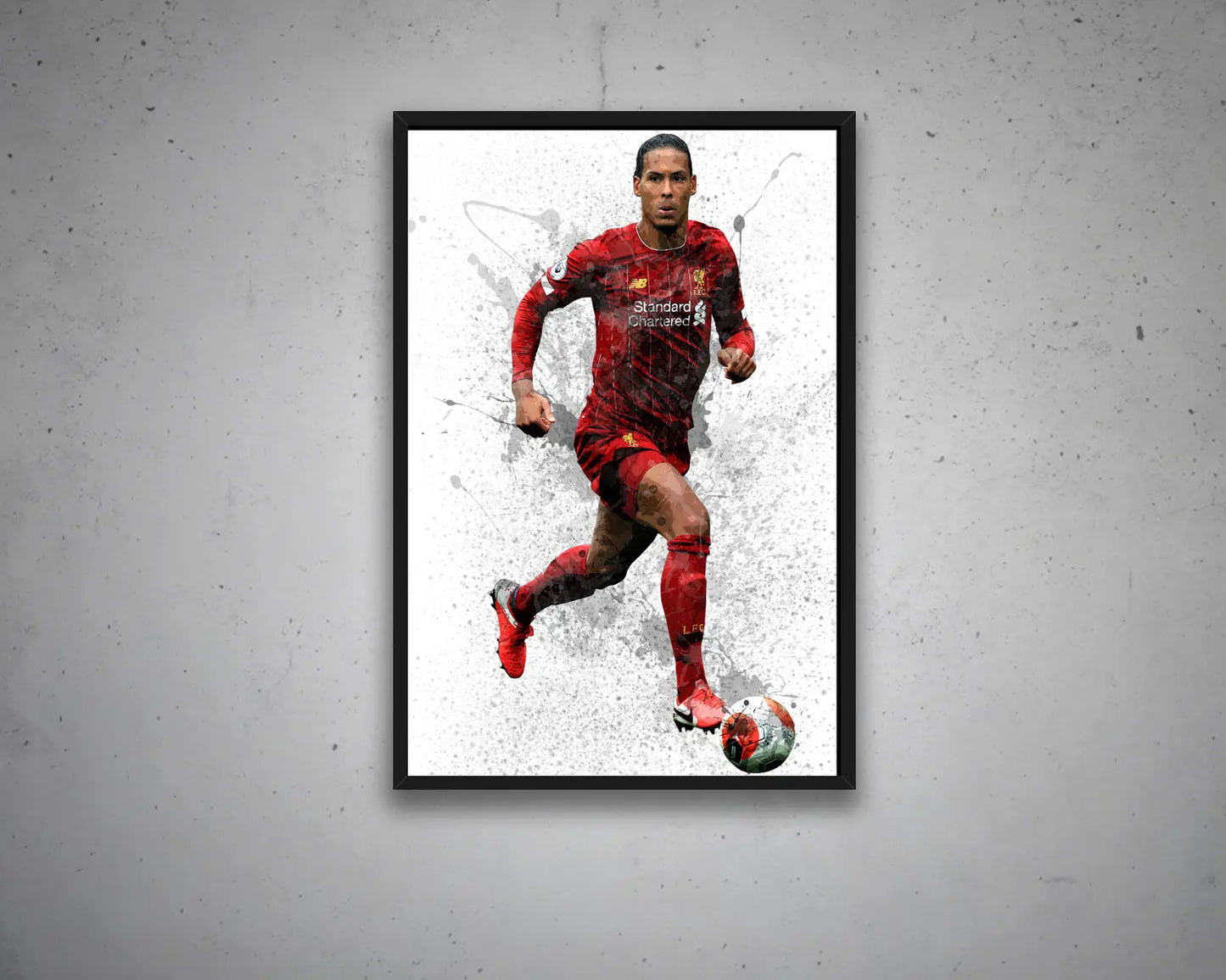 Virgil van Dijk Canvas Wall Art 