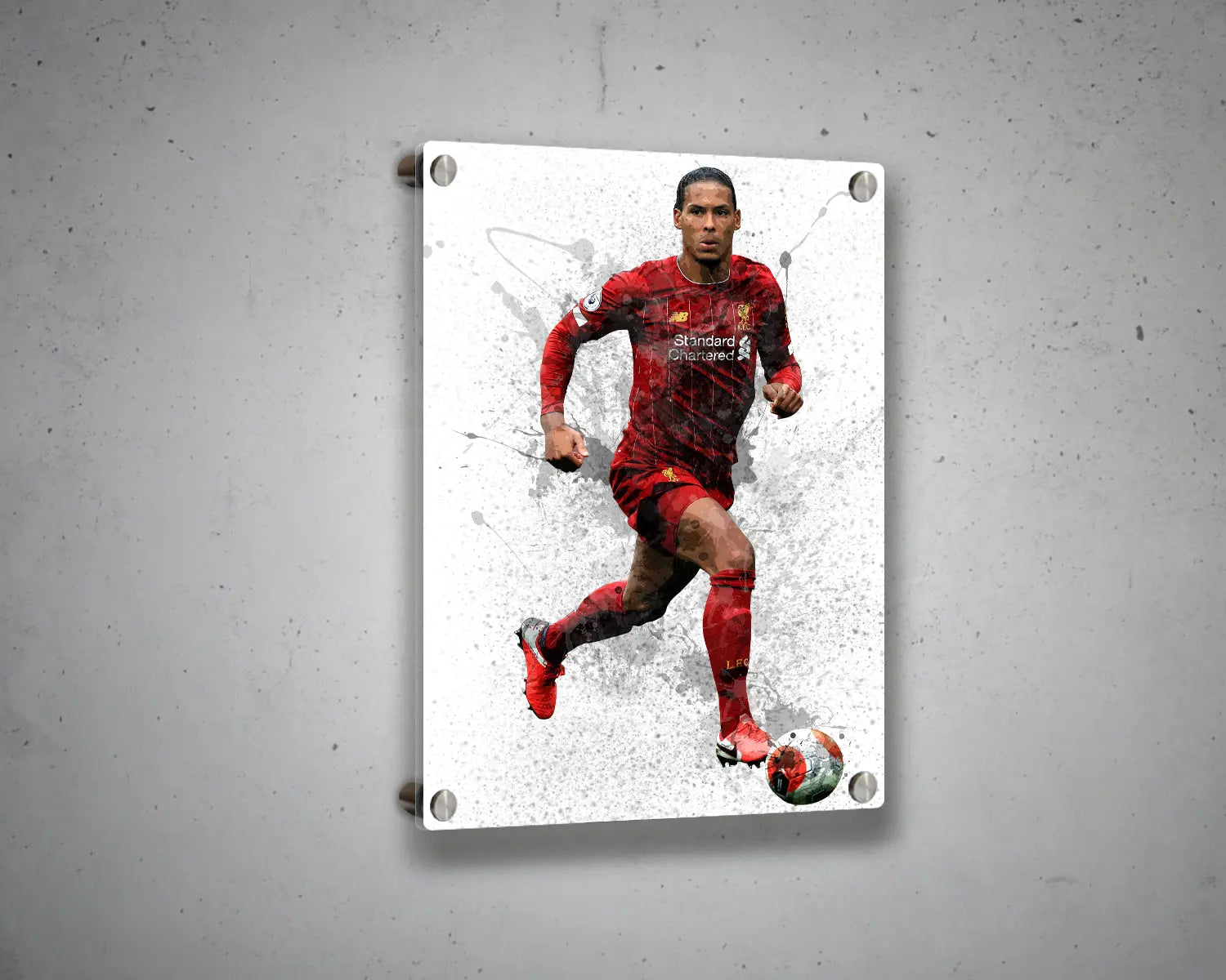 Virgil van Dijk Canvas Wall Art 