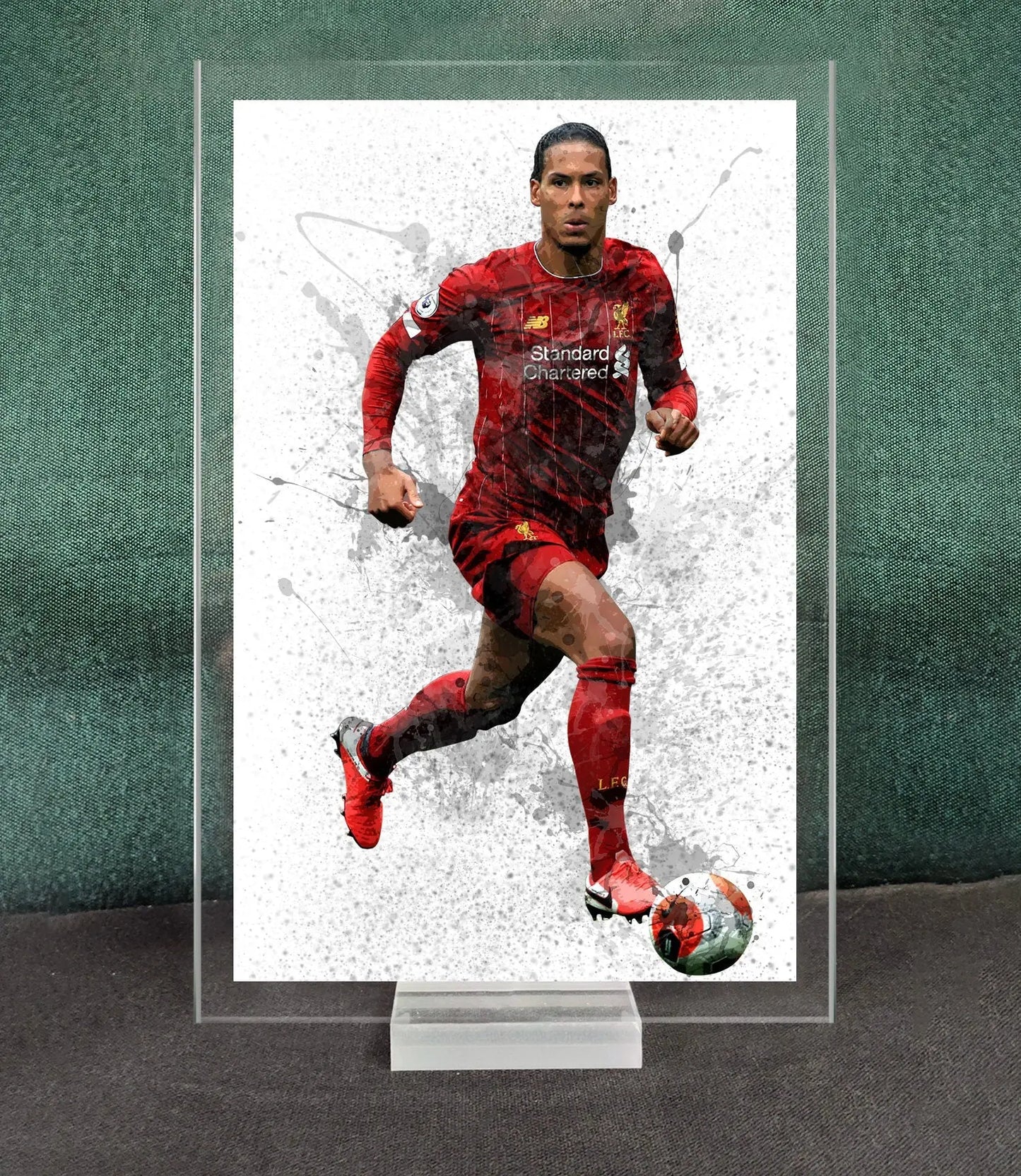 Virgil van Dijk Splash Effect Acrylic Table Top 