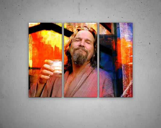 White Russian Multicolour Dude Wall Art