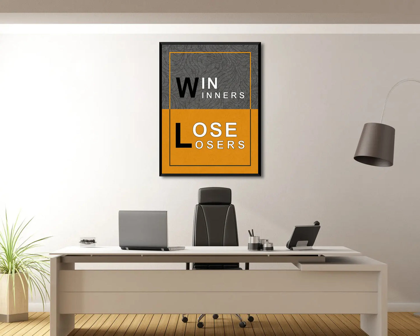 Winners Loosers Canvas Wall Art 
