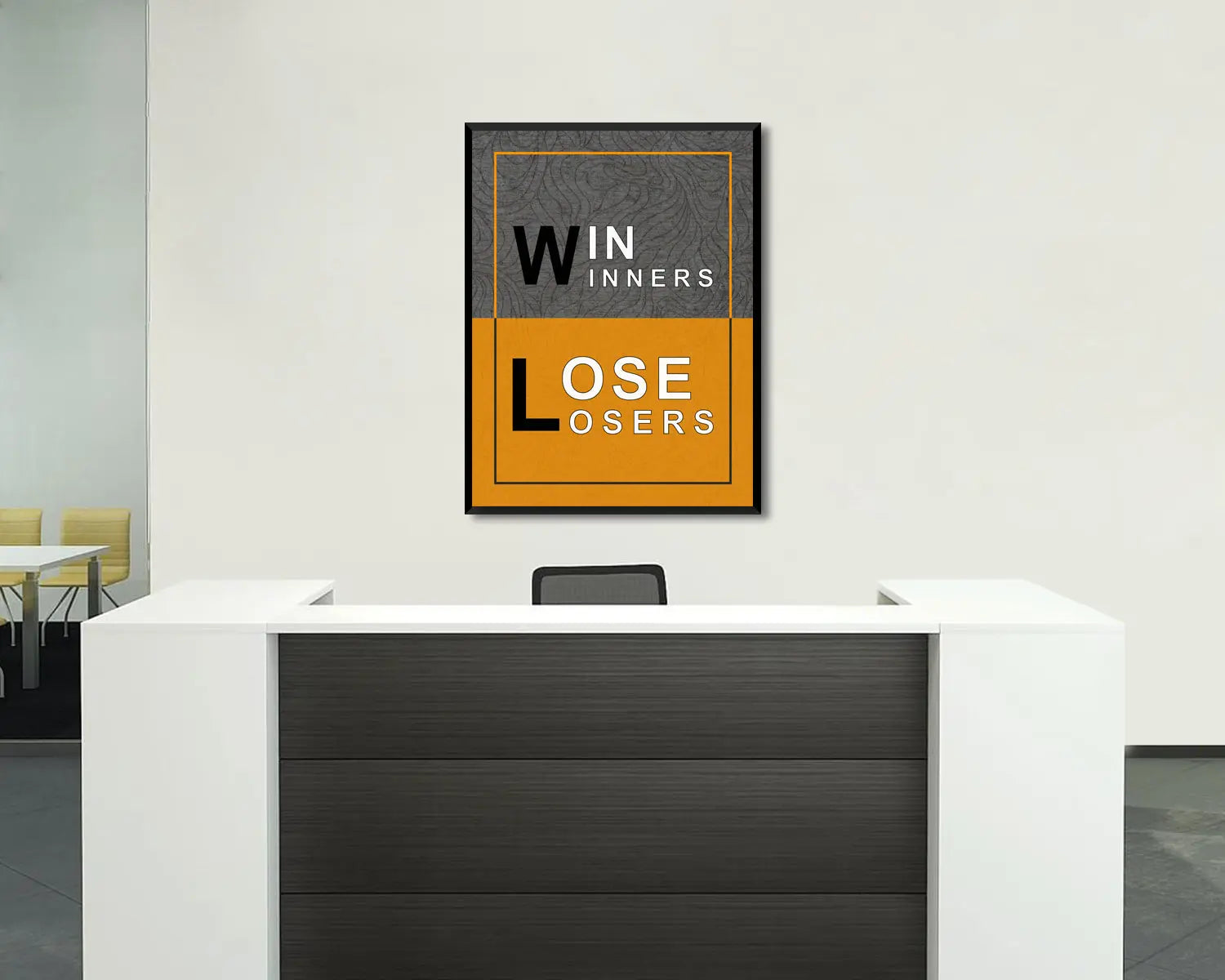 Winners Loosers Canvas Wall Art 