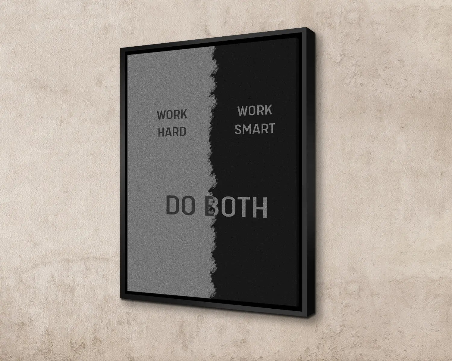 Work Hard Work Smart Canvas Wall Art 