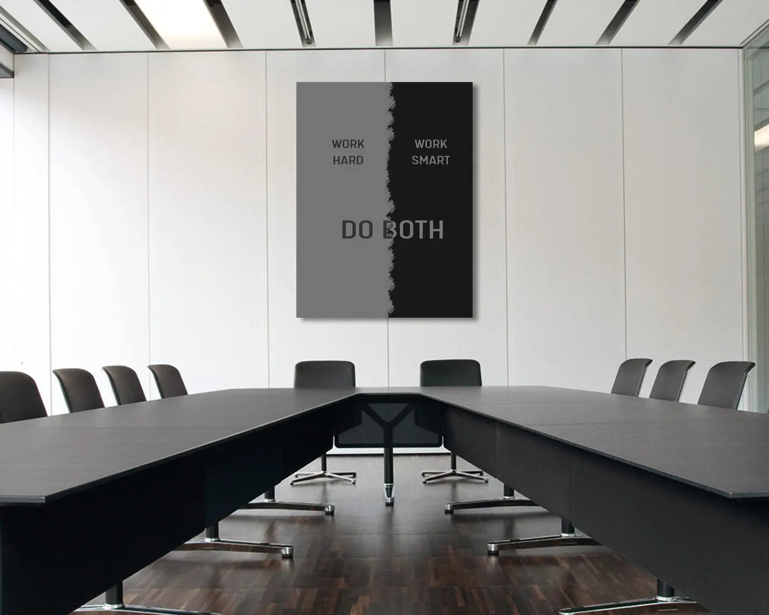 Work Hard Work Smart Canvas Wall Art 