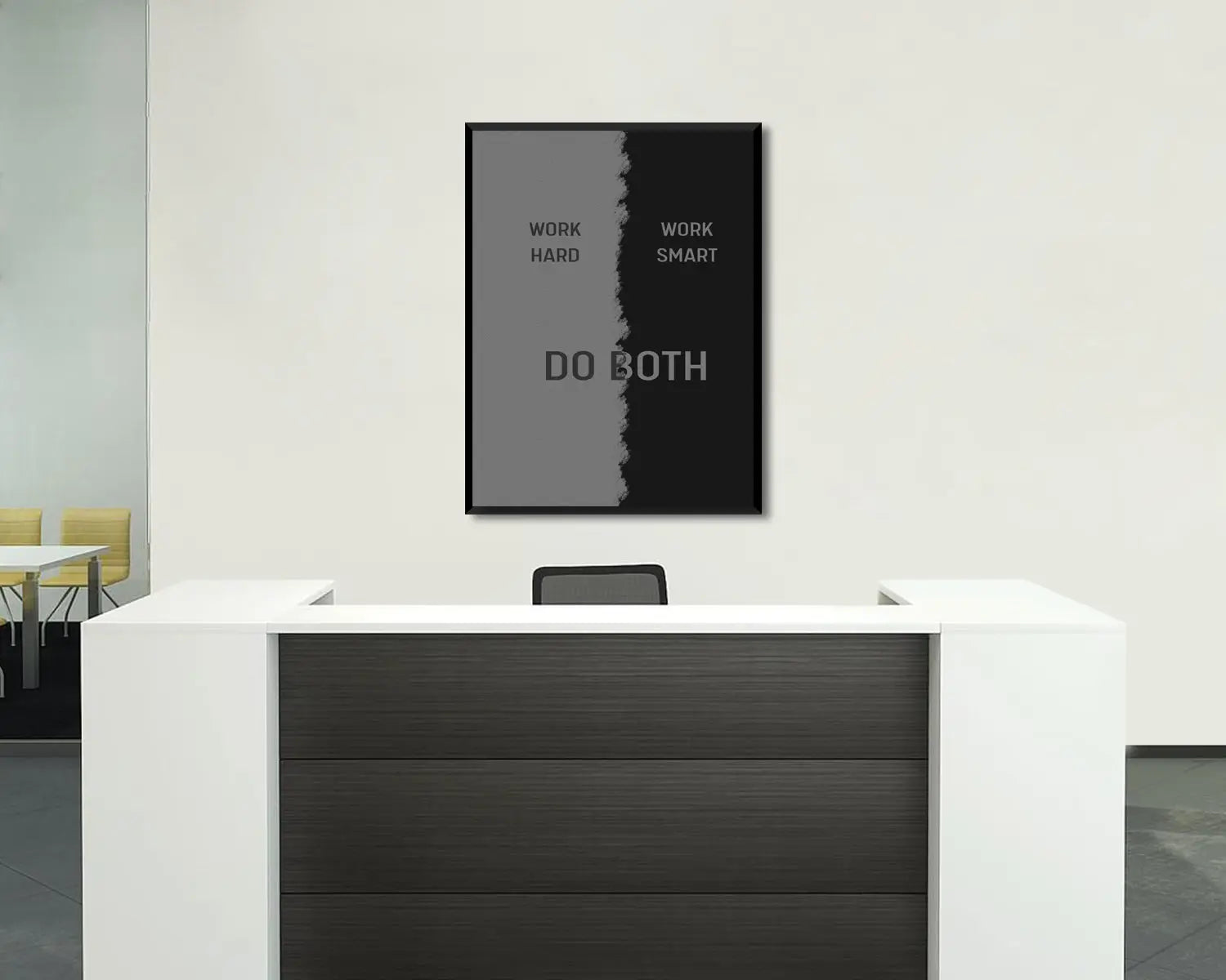 Work Hard Work Smart Canvas Wall Art 