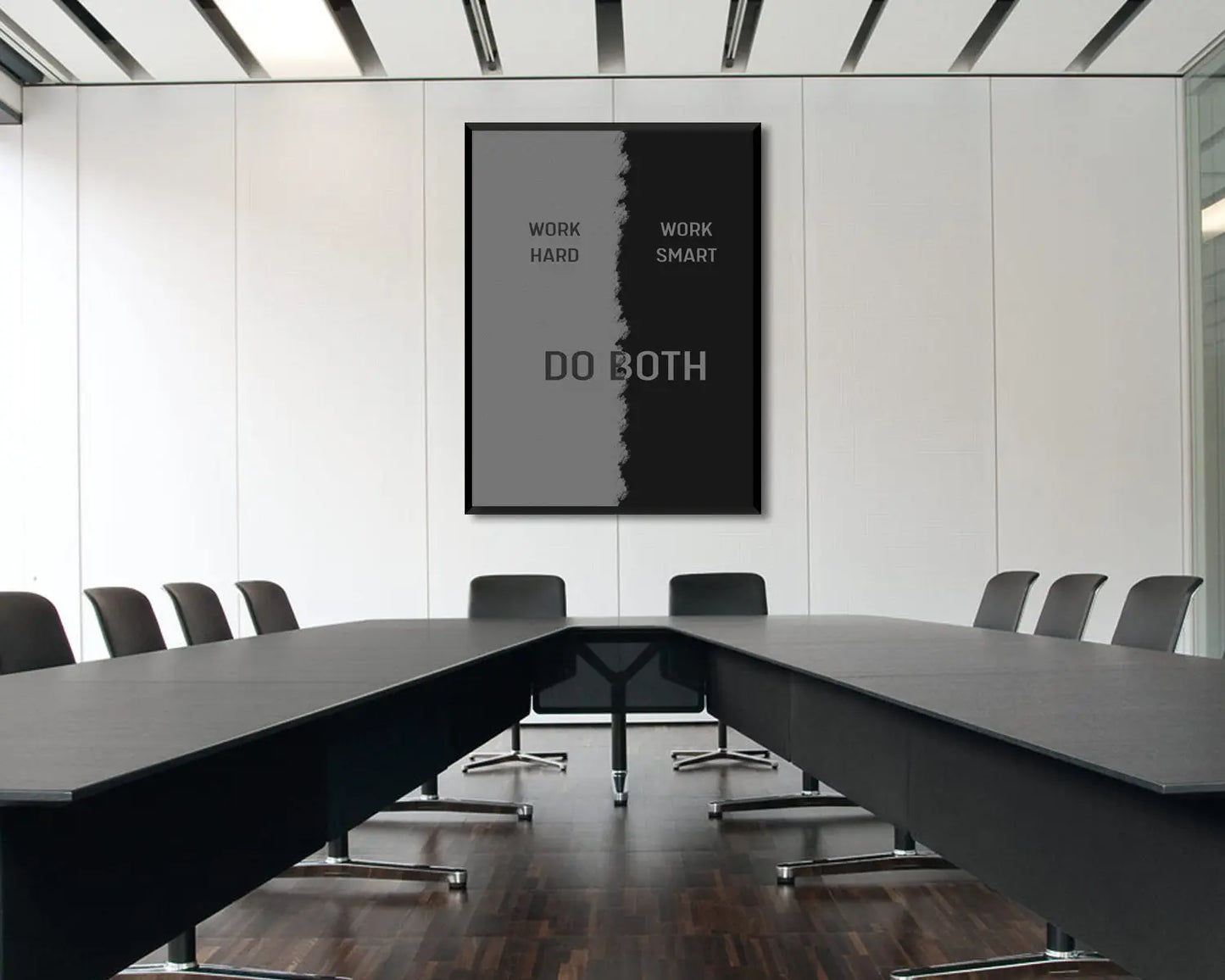 Work Hard Work Smart Canvas Wall Art 