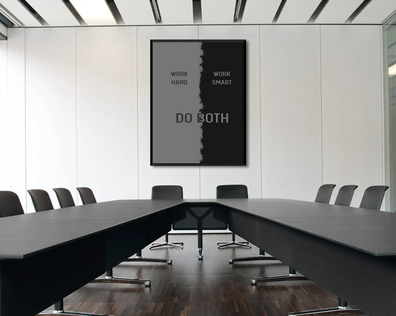 Work Hard Work Smart Canvas Wall Art 