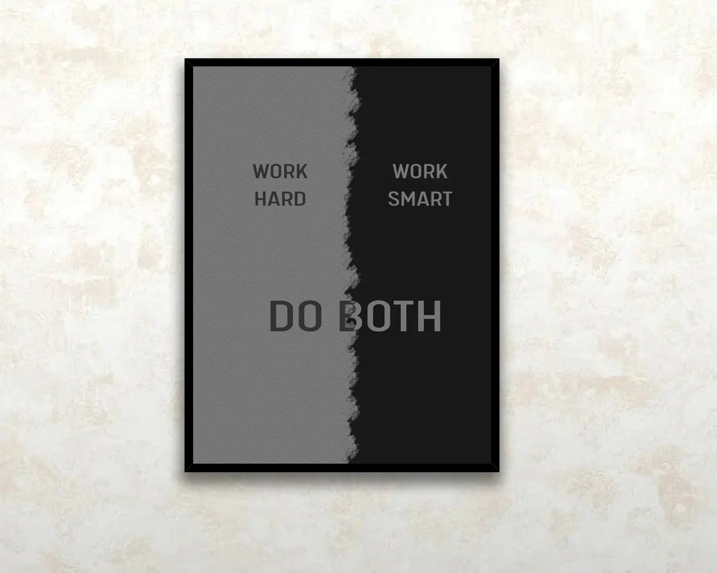 Work Hard Work Smart Canvas Wall Art 