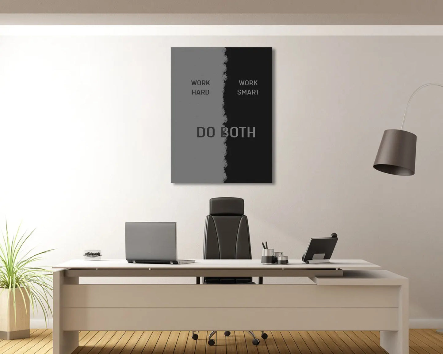 Work Hard Work Smart Canvas Wall Art 