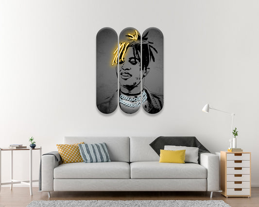 XXXtentacion Acrylic Skateboard Wall Art