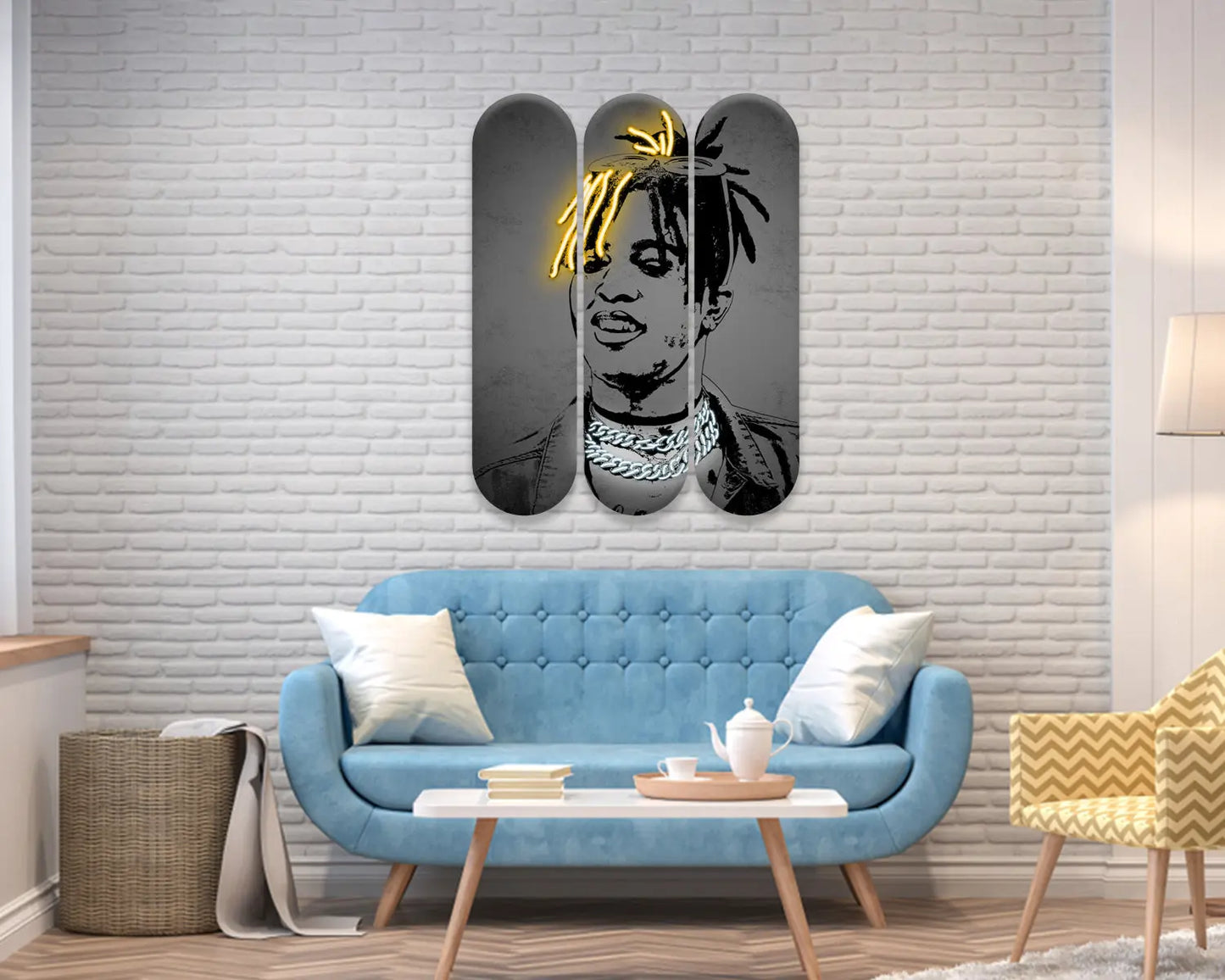 XXXtentacion Acrylic Skateboard Wall Art 